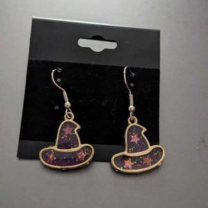 Witch Hat Earrings